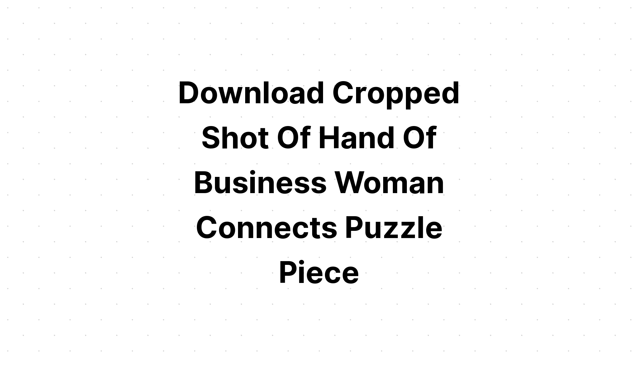 Download Puzzle SVG File